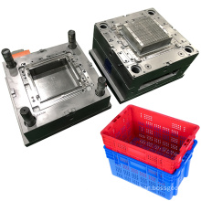 manufacturer Custom Precision Injection Molding Turnover Box Mold Plastic Container Crate Mould